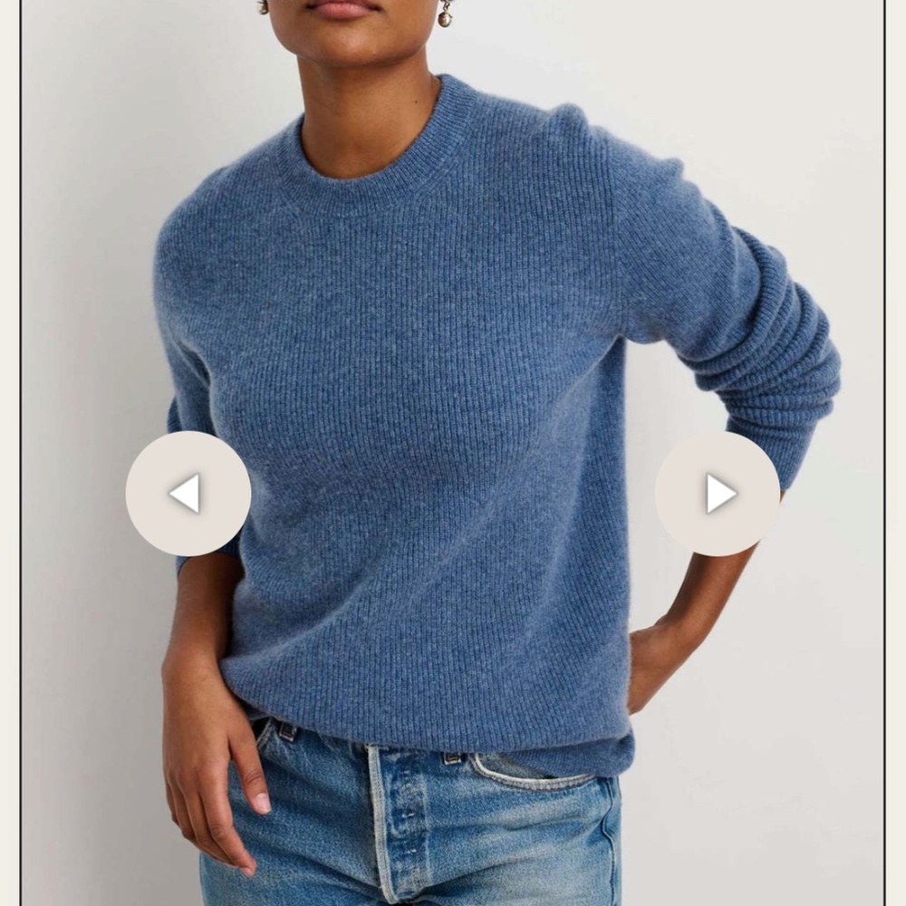 Alex Mill Jordan sweater size XS in heather blue